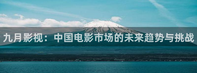 美国伦理影院：九月影视：中国电影市场的未来趋势与挑战